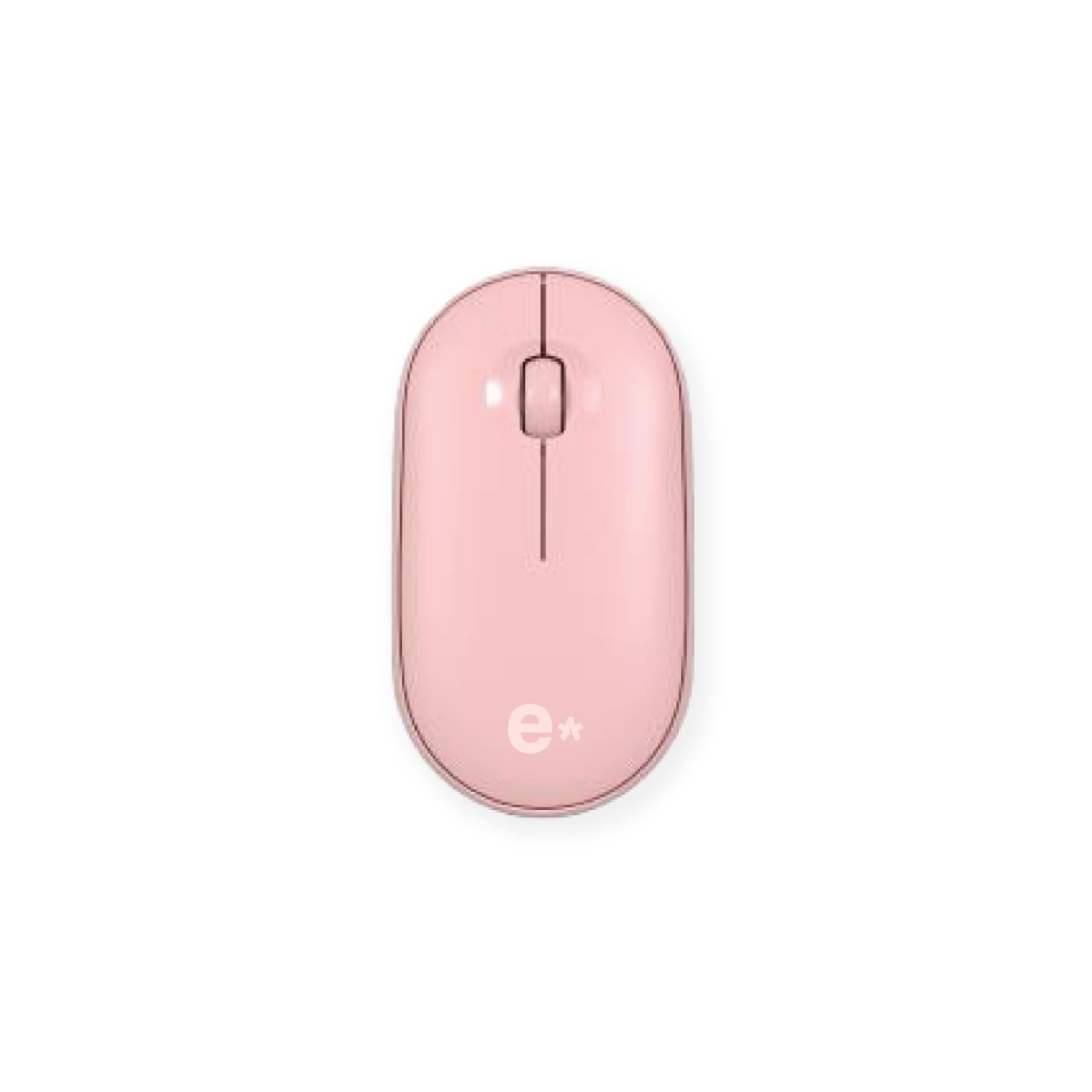 Mouse Rounded Pink Wireless Epik 3021
